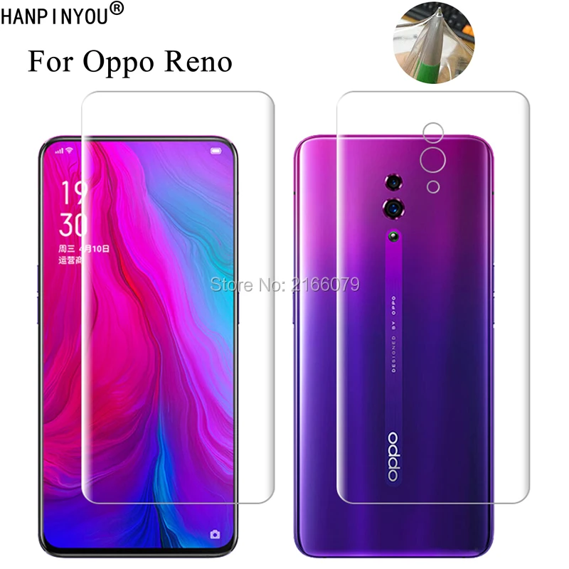 For Oppo Reno 6.4" Soft TPU Front Back Full Cover Screen Protector Transparent Protective Film + Tools (Not Tempered Glass)
For Oppo Reno 6.4" Soft TPU Front Back Full Cover Screen Protector Transparent Protective Film + Tools (Not Tempered Glass)