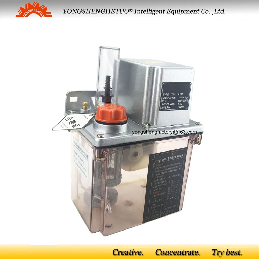 Electric intermittent lubrication oil pump lubricator lubricating unit 60min interval TM660 for single line resistance system
Electric intermittent lubrication oil pump lubricator lubricating unit 60min interval TM660 for single line resistance system