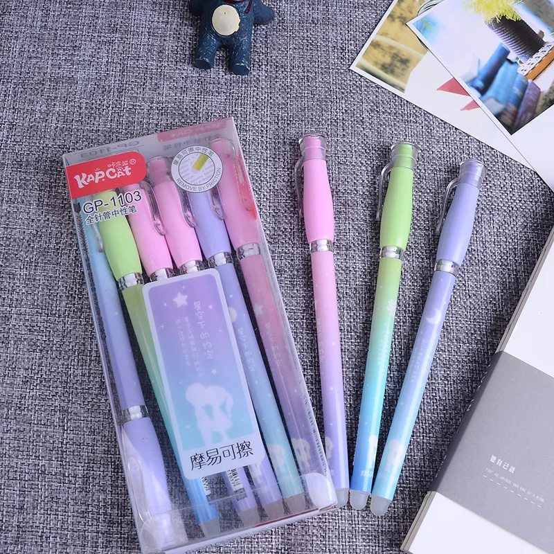Primary School Students Erasable Pens Mount Easily Erasable Gel Pen Full Needle 0 38mm Jelly Erasable Gel Pen
Primary School Students Erasable Pens Mount Easily Erasable Gel Pen Full Needle 0 38mm Jelly Erasable Gel Pen