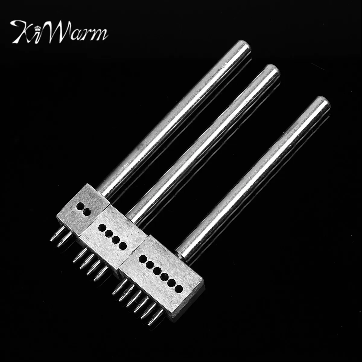 1pcs Leather Punch Tool 4mm 2/4/6 Holes Prong Leather Craft Tool DIY Row Circular Cut Hole Stitched Hole Spacing Hand Tools
1pcs Leather Punch Tool 4mm 2/4/6 Holes Prong Leather Craft Tool DIY Row Circular Cut Hole Stitched Hole Spacing Hand Tools