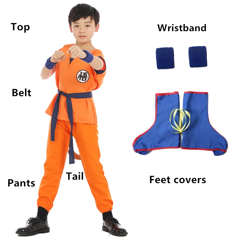 Dragon Ball Cosplay Dragon Ball Z Son Goku Cosplay Costume JP Anime Kakarotto Costume Suit Halloween Costume For Kids Clothing
Dragon Ball Cosplay Dragon Ball Z Son Goku Cosplay Costume JP Anime Kakarotto Costume Suit Halloween Costume For Kids Clothing