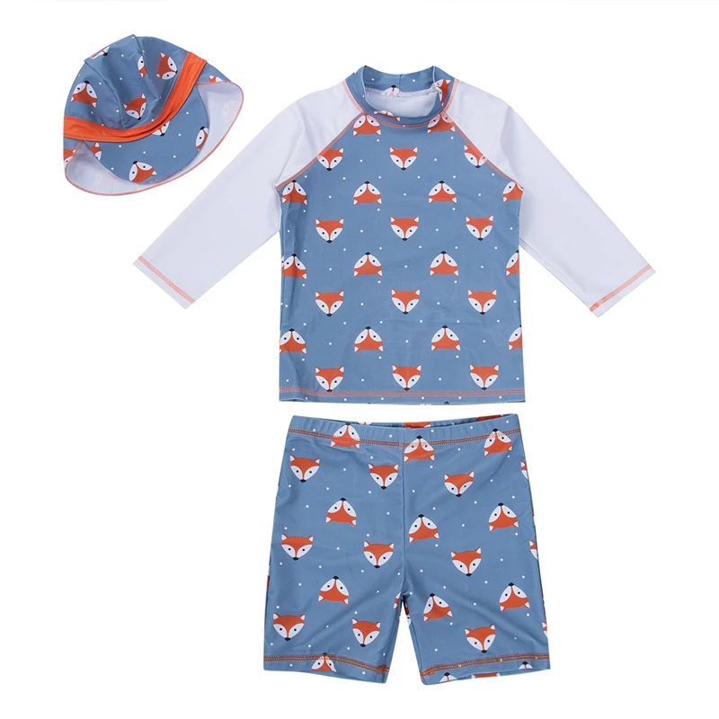 Toddler Kid Baby Boy Girls Long Sleeve Two-Piece Swimming Suits Bandage Cartoon Foxes Swimming Cap Swimwear Outfit
Toddler Kid Baby Boy Girls Long Sleeve Two-Piece Swimming Suits Bandage Cartoon Foxes Swimming Cap Swimwear Outfit