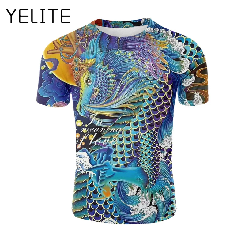 YELITE Chinese Style Dragon 3d Printed T-shirt 2019 New Men Chinese Harajuku Design Tattoo T shirt Cartoon Anime Short Sleeve
YELITE Chinese Style Dragon 3d Printed T-shirt 2019 New Men Chinese Harajuku Design Tattoo T shirt Cartoon Anime Short Sleeve