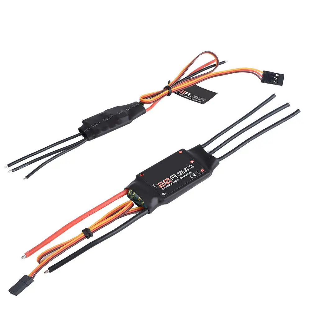 EMAX BLHELI Series 12A 20A ESC Electronic Speed Controller with BEC for Quadcopter low voltage overheat throttling protection
EMAX BLHELI Series 12A 20A ESC Electronic Speed Controller with BEC for Quadcopter low voltage overheat throttling protection