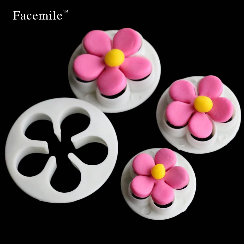 Facemile Plum flat Cake Decorating Embossing Cutter 4Pcs Mini Cake Mold Spring Cake Cookie Chocolate Jelly Baking Fondant 01066
Facemile Plum flat Cake Decorating Embossing Cutter 4Pcs Mini Cake Mold Spring Cake Cookie Chocolate Jelly Baking Fondant 01066