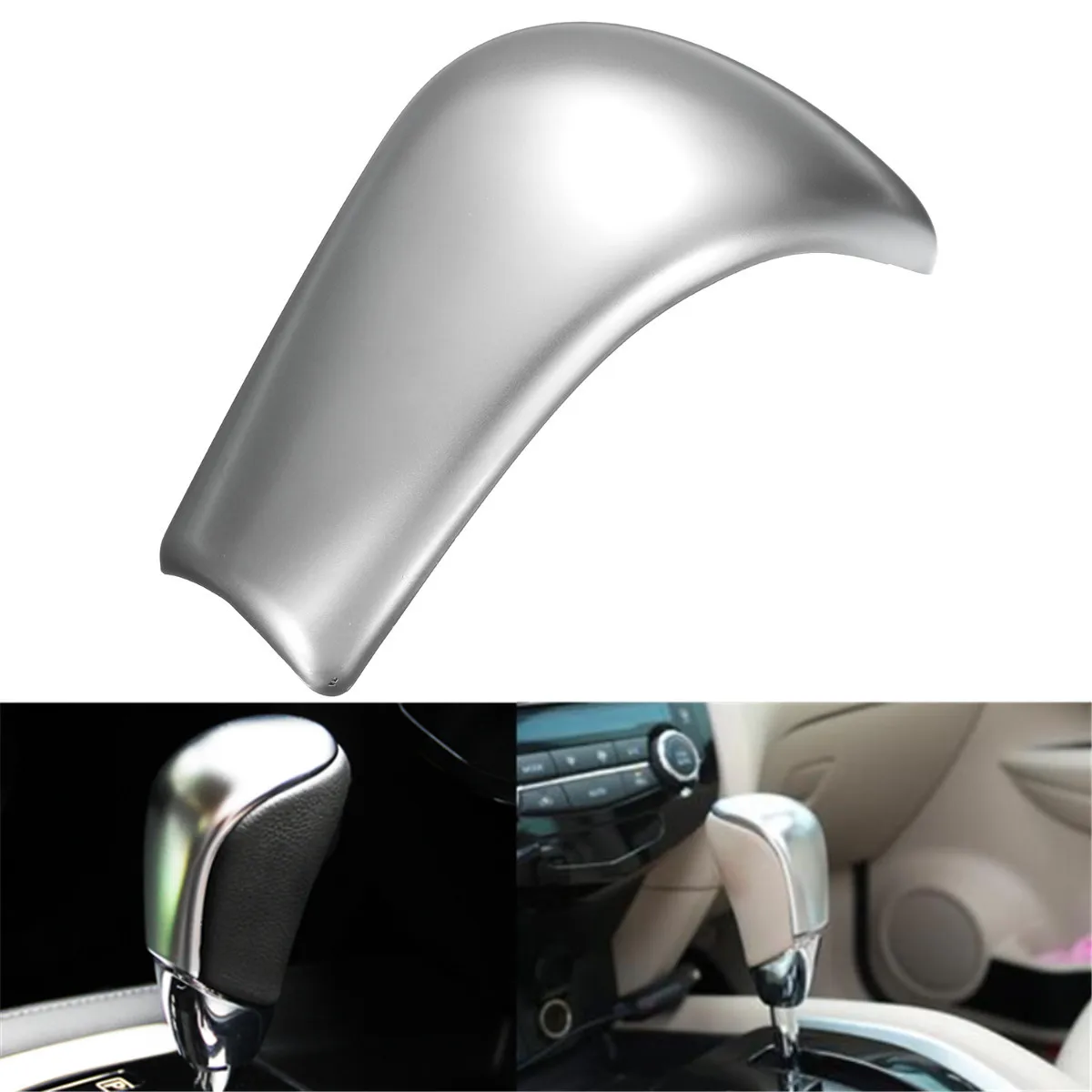 Chrome Gear Shift Knob Cap Cover Trim for Nissan Rogue X-Trail 2014-2016 for Sentra 2013-2015
Chrome Gear Shift Knob Cap Cover Trim for Nissan Rogue X-Trail 2014-2016 for Sentra 2013-2015