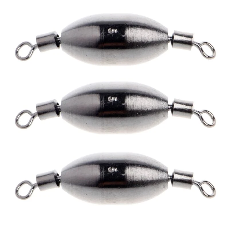 3pcs Fishing Sinker Swivels Rolling Lead Counterweight Tackle Accessories 10size
3pcs Fishing Sinker Swivels Rolling Lead Counterweight Tackle Accessories 10size