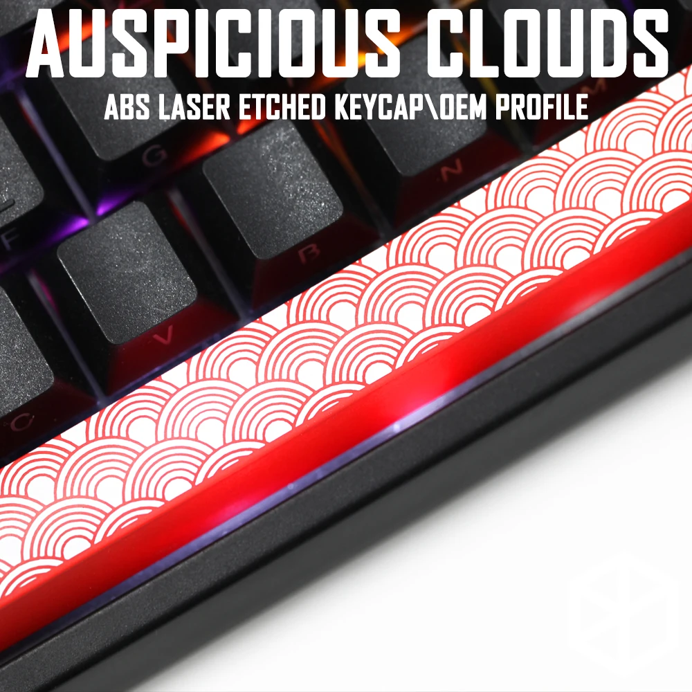 Novelty Shine Through Keycaps ABS Etched, Shine-Through red custom mechanical keyboard spacebar auspicious clouds xiangyun
Novelty Shine Through Keycaps ABS Etched, Shine-Through red custom mechanical keyboard spacebar auspicious clouds xiangyun
