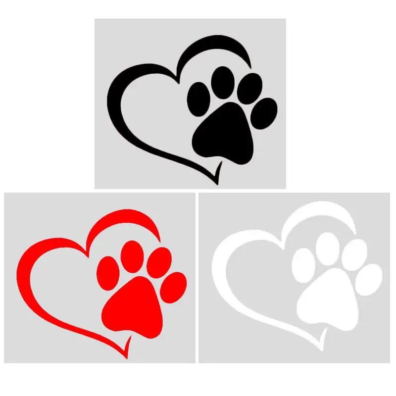 Car Sticker Reflective Warning Dog Heart Paw Waterproof Sunscreen Anti-fading Personality Funny Decal Auto Accessories Supplies
Car Sticker Reflective Warning Dog Heart Paw Waterproof Sunscreen Anti-fading Personality Funny Decal Auto Accessories Supplies