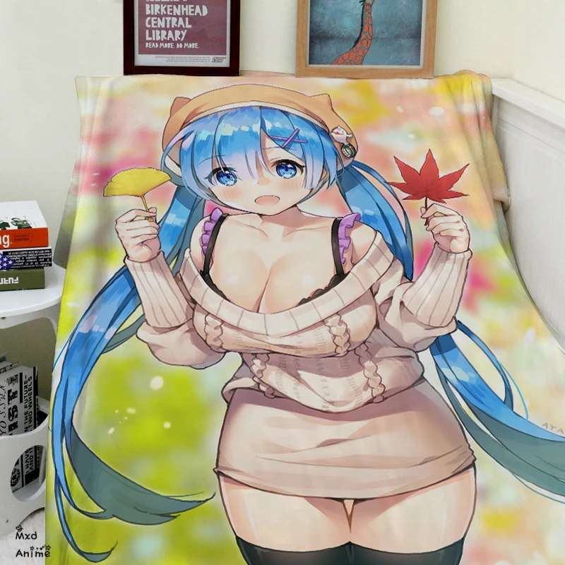 Hot Japanese Anime Hatsune Miku super soft printing family car and sofa throw blankets office quilts
Hot Japanese Anime Hatsune Miku super soft printing family car and sofa throw blankets office quilts