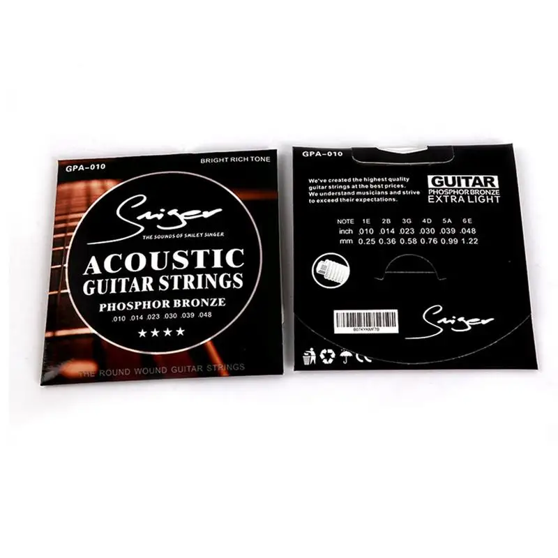 Best Selling Instrument Strings Acoustic Guitar Strings Phosphorus Copper String Strong Toughness Portable And Easy To Bring
Best Selling Instrument Strings Acoustic Guitar Strings Phosphorus Copper String Strong Toughness Portable And Easy To Bring