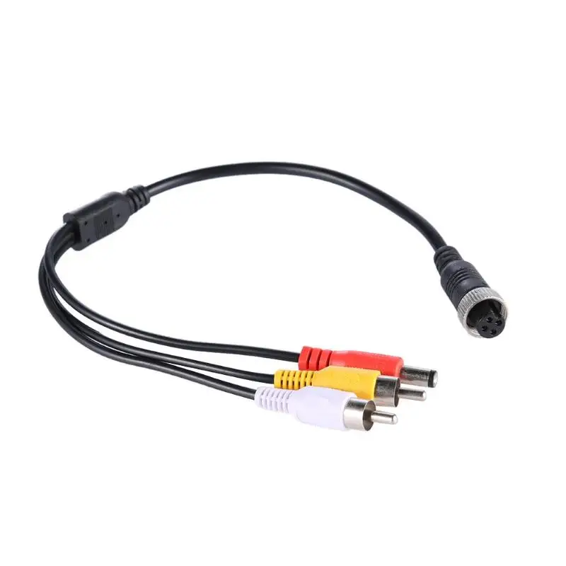 4P Monitor Connections Fast Transmission Aviation Head Female Plug to 2RCA Male DC Male Cable Video Extension Adapter Wire Cord
4P Monitor Connections Fast Transmission Aviation Head Female Plug to 2RCA Male DC Male Cable Video Extension Adapter Wire Cord