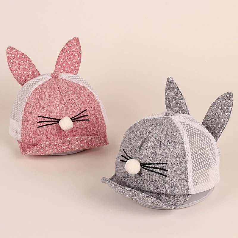 New Summer Breathable Cute Cartoon Rabbit Ear Net Hat Cap Baby Children Peaked Cap Baseball Net Cap Summer Sun Hat Boy Girl Cap
New Summer Breathable Cute Cartoon Rabbit Ear Net Hat Cap Baby Children Peaked Cap Baseball Net Cap Summer Sun Hat Boy Girl Cap