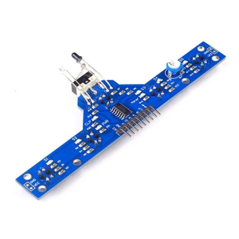 1/3/4/5/8 Lu Xun / Tracking Modular Infra-red Line Patrol Avoid Barrier Dolly Robot Sensor Modular 5 channel
1/3/4/5/8 Lu Xun / Tracking Modular Infra-red Line Patrol Avoid Barrier Dolly Robot Sensor Modular 5 channel