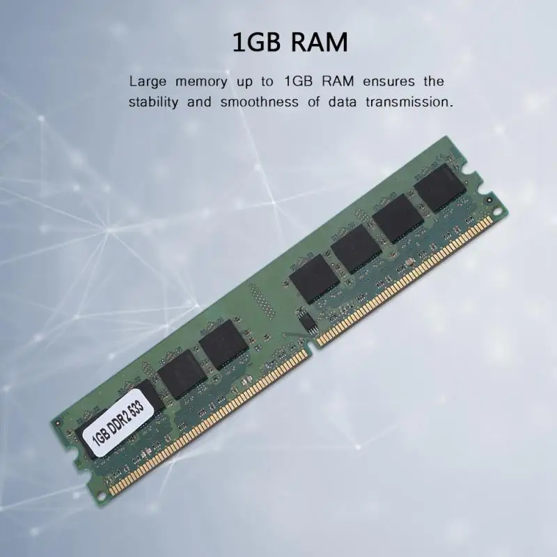 533 МГц быстрая передача данных DDR2 модуль памяти большой 1 ГБ 240 Pin для AMD