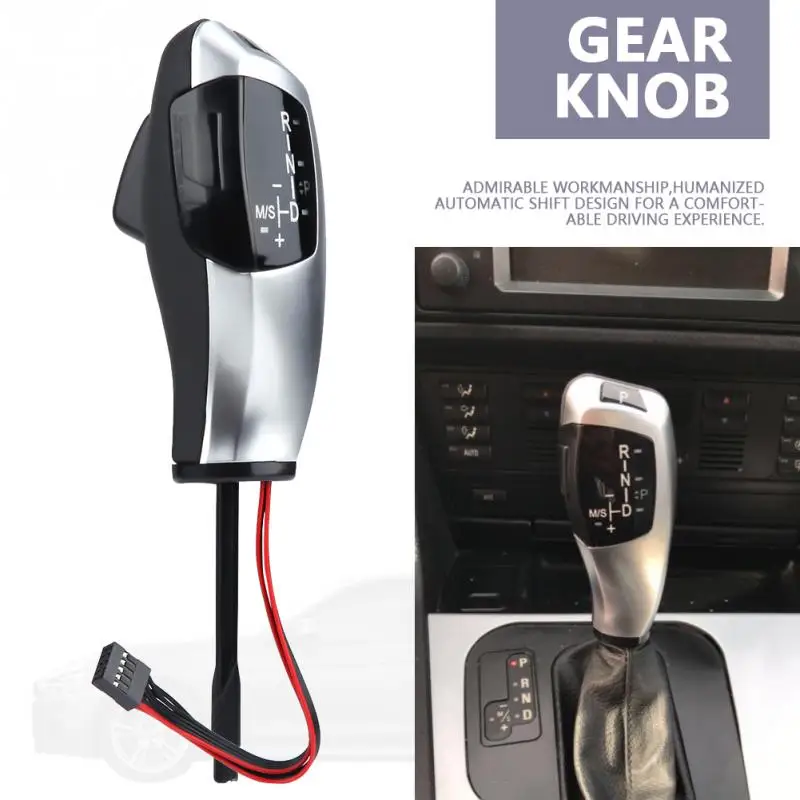 Car LHD Automatic LED Gear Shift Knob Shifter Lever for BMW E46 E60 E61 E63 E64 LED Gear Shift Knob Head left hand drive Leather
Car LHD Automatic LED Gear Shift Knob Shifter Lever for BMW E46 E60 E61 E63 E64 LED Gear Shift Knob Head left hand drive Leather