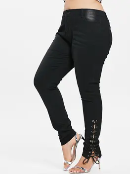 Wipalo Plus Size Jeans Zipper Fly Side Lace Up Women Pants New Fashions Skinny High Waist Denim Pants Trousers Ladies Clothes
Wipalo Plus Size Jeans Zipper Fly Side Lace Up Women Pants New Fashions Skinny High Waist Denim Pants Trousers Ladies Clothes