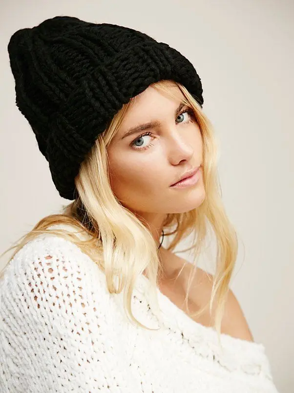 Британская женская зимняя шапочка вязаная модная теплая мягкая однотонная