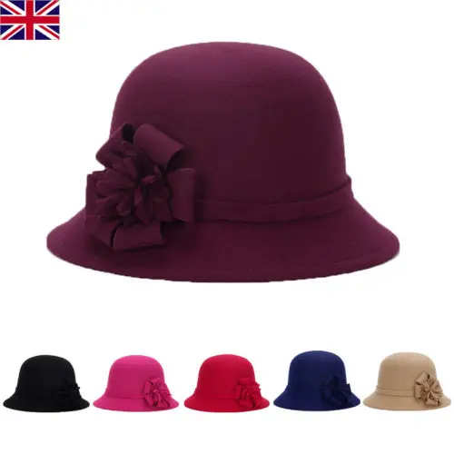 2019 New Flower Fedora Ladies Women Faux Wool Cloche Hat Felt Bucket Bowler Dome Bow Cap Vintage 6Colors Fashion Hot
2019 New Flower Fedora Ladies Women Faux Wool Cloche Hat Felt Bucket Bowler Dome Bow Cap Vintage 6Colors Fashion Hot