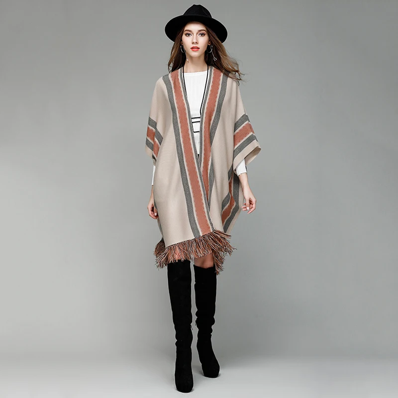 sweater women Casual Loose Striped Tassel Batwing Half Sleeve Knitted Sweaters Ladies Cardigan Mujer Spring Autumn Fashion Femme
sweater women Casual Loose Striped Tassel Batwing Half Sleeve Knitted Sweaters Ladies Cardigan Mujer Spring Autumn Fashion Femme