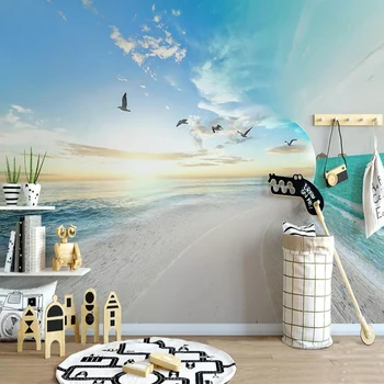Custom 3D Photo Wallpaper Sandy Beach Sea Sky Nature Landscape Large Murals Living Room Bedroom Background Papier Peint Mural 3D
Custom 3D Photo Wallpaper Sandy Beach Sea Sky Nature Landscape Large Murals Living Room Bedroom Background Papier Peint Mural 3D