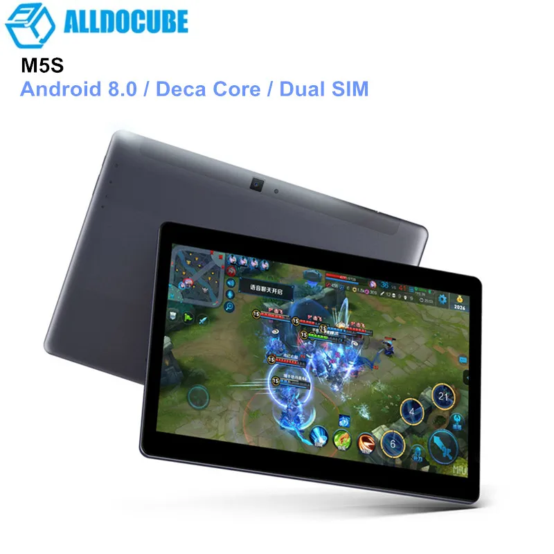 

ALLDOCUBE M5S 4G Phablet 10.1 inch Android 8.0 Tablet PC MTK X20 MT6797 Deca Core 3GB RAM 32GB eMMC Dual SIM Card 5MP Cam Tablet