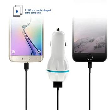 100pcs Universal Car Charger 3.1A Dual USB Port Car Chargers Portable Travel Charger adapter For iphone 8 X Smartphones
100pcs Universal Car Charger 3.1A Dual USB Port Car Chargers Portable Travel Charger adapter For iphone 8 X Smartphones