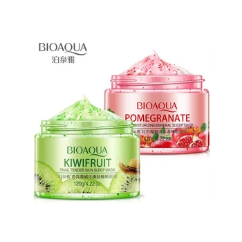 BIOAQUA Sleeping Face Mask Cream 120g No Wash Pomegranate Kiwif Fruit Snail Soothing Gel Night Cream Skin Care For Moisturizing
BIOAQUA Sleeping Face Mask Cream 120g No Wash Pomegranate Kiwif Fruit Snail Soothing Gel Night Cream Skin Care For Moisturizing