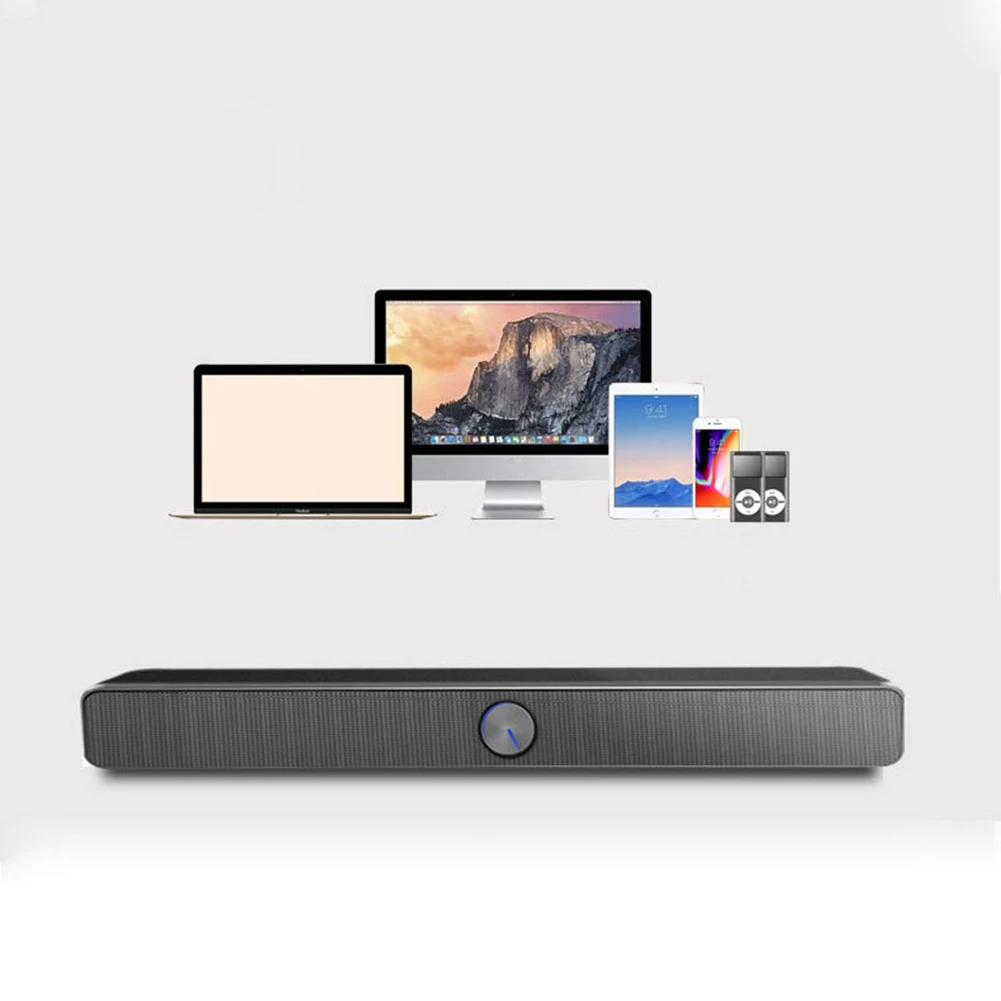 3.5mm AUX TV Laptop Computer Desk Wired Soundbar Subwoofer Stereo Audio Speaker SHOOT
3.5mm AUX TV Laptop Computer Desk Wired Soundbar Subwoofer Stereo Audio Speaker SHOOT