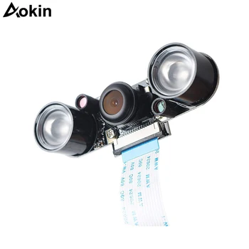 Raspberry Pi Camera Night Vision Adjustable-Focus Module 5MP HD Webcam Video Wide Angle Fisheye Lens 1080p for Raspberry Pi 3B/3
Raspberry Pi Camera Night Vision Adjustable-Focus Module 5MP HD Webcam Video Wide Angle Fisheye Lens 1080p for Raspberry Pi 3B/3