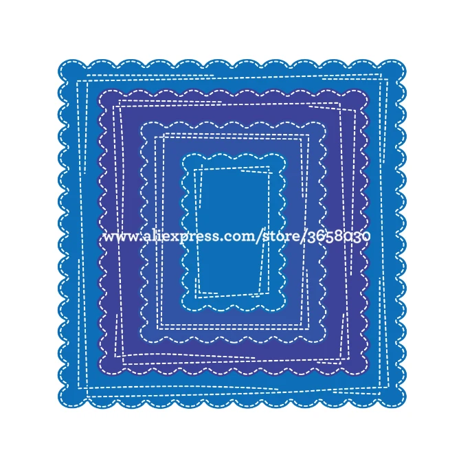 Large Size 15cm Double Sew Thread Square Metal Die cutting Dies For DIY Scrapbooking Photo Album Embossing Folder 8101680
Large Size 15cm Double Sew Thread Square Metal Die cutting Dies For DIY Scrapbooking Photo Album Embossing Folder 8101680