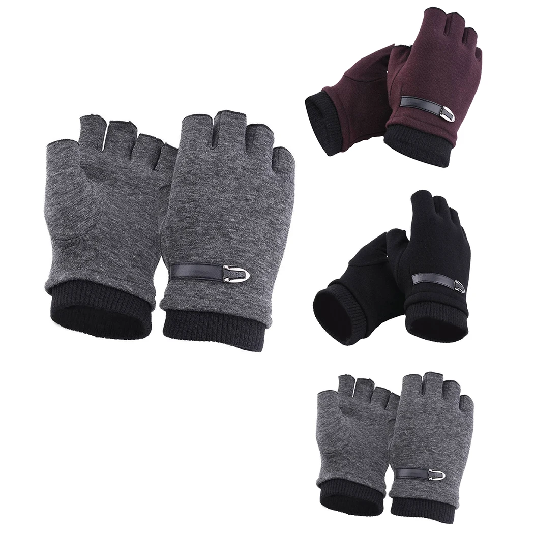 Women Men Winter Gloves Fleece Warm Stretch Half Finger Gloves Unisex Couple Fingerless Mittens Outdoor Bicycle Driving Gloves
Women Men Winter Gloves Fleece Warm Stretch Half Finger Gloves Unisex Couple Fingerless Mittens Outdoor Bicycle Driving Gloves