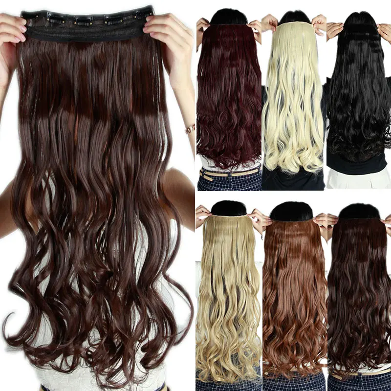 SNOILITE 18" 5 clips on Curly Thick Hairpiece clip ins one piece Hair Extensions Synthetic Hair for women Party
SNOILITE 18" 5 clips on Curly Thick Hairpiece clip ins one piece Hair Extensions Synthetic Hair for women Party