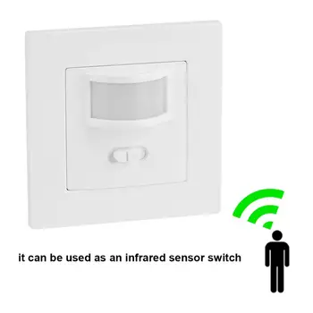 AC 110V-240V Infrared PIR Motion Sensor Recessed Wall Lamp Light Bulb Switch Smart Infrared Sensor Switch
AC 110V-240V Infrared PIR Motion Sensor Recessed Wall Lamp Light Bulb Switch Smart Infrared Sensor Switch
