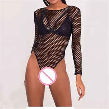 FishNet Mesh Romper Women Bodysuit 2018 Summer One Piece Set Clothes Hollow Out Sexy Women Bodysuit Cover Button Club Outfits
FishNet Mesh Romper Women Bodysuit 2018 Summer One Piece Set Clothes Hollow Out Sexy Women Bodysuit Cover Button Club Outfits