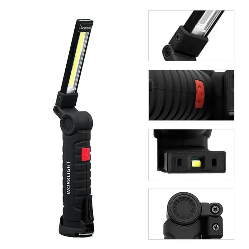 Multi-functional COB Work Lights Torch Portable Folding Emergency Lights Led Lantern with Magnetic Work Light For Car Repairing
Multi-functional COB Work Lights Torch Portable Folding Emergency Lights Led Lantern with Magnetic Work Light For Car Repairing