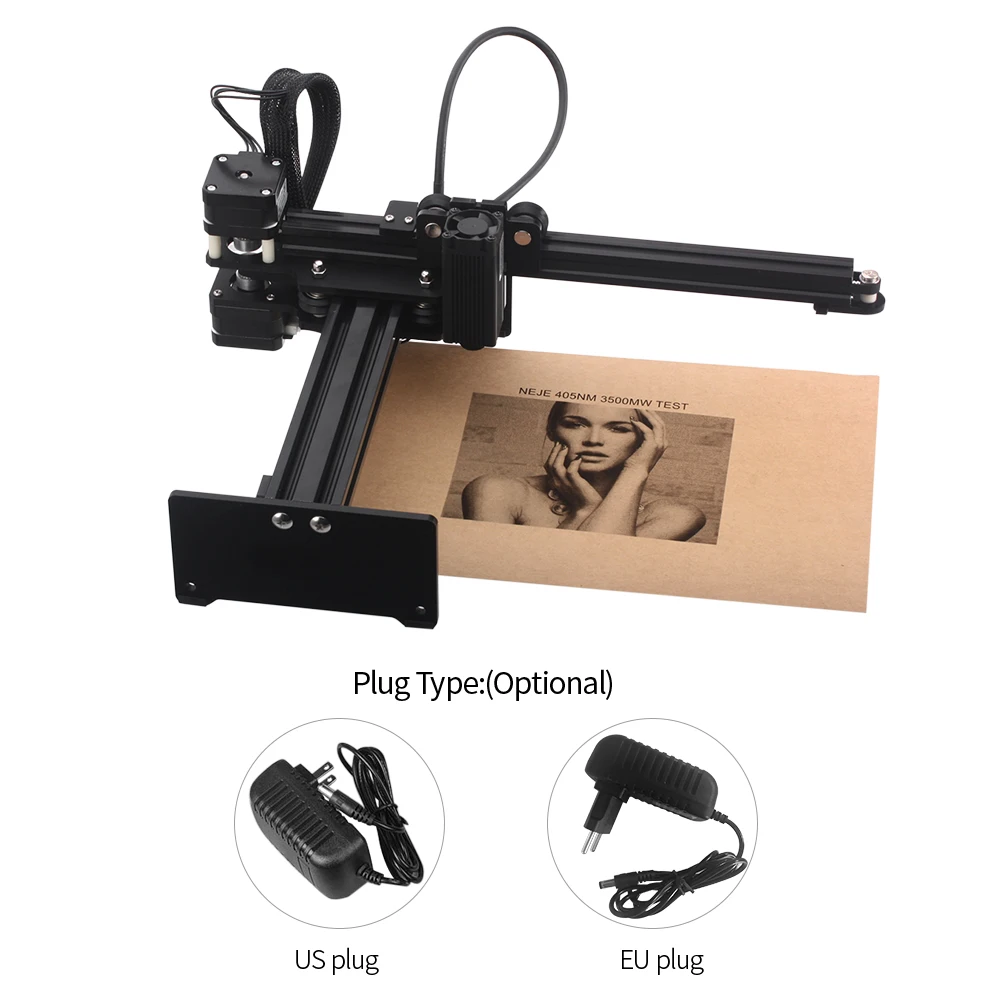 3500mW Desktop Laser Engraver Laser Engraving Machine DIY Mini CNC Cutting Wood Router Mini Carver DIY Laser Logo Mark Printer
3500mW Desktop Laser Engraver Laser Engraving Machine DIY Mini CNC Cutting Wood Router Mini Carver DIY Laser Logo Mark Printer