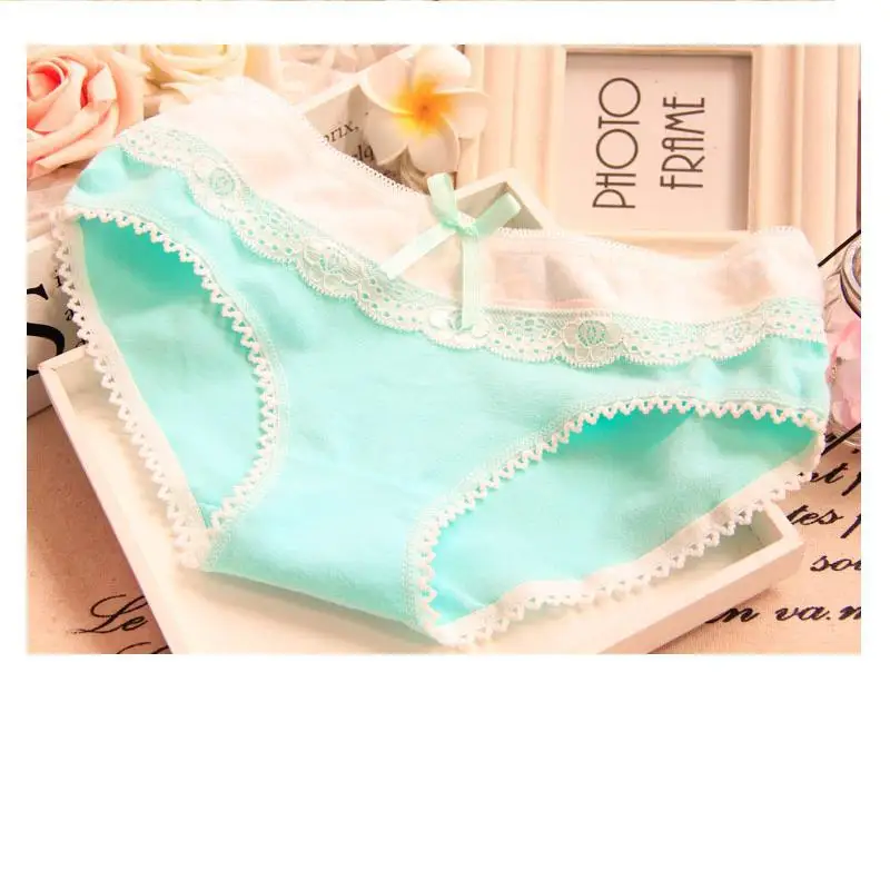 free 2pc girl's underwear 5pc/bag lace cotton candy low waist young girls Teenagers briefs panties women wholesales L XL
free 2pc girl's underwear 5pc/bag lace cotton candy low waist young girls Teenagers briefs panties women wholesales L XL