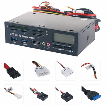 All-in-1 Multi Card Readers 5.25 Inch USB 3.0 Muitifunction Card Reader Media Dashboard Front Panel Mayitr
All-in-1 Multi Card Readers 5.25 Inch USB 3.0 Muitifunction Card Reader Media Dashboard Front Panel Mayitr