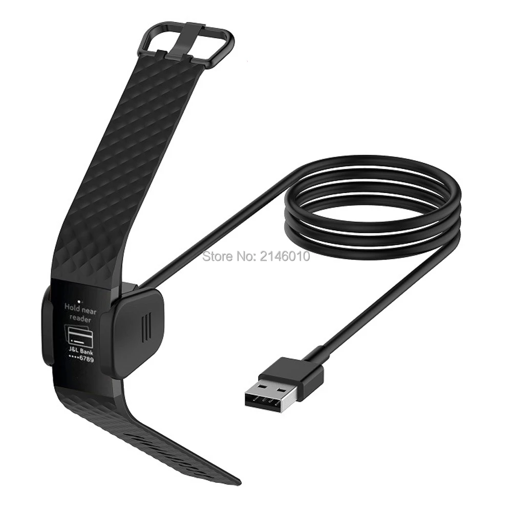 Запасной USB-адаптер для зарядного устройства Fitbit Charge 3 пульсометр + Фитнес-браслет