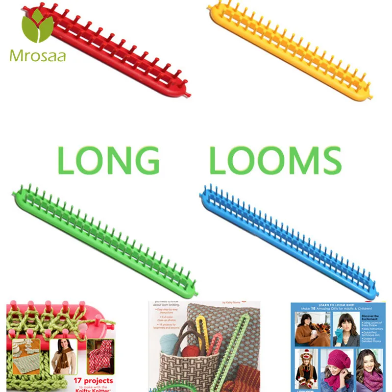4 Sizes DIY Scarf Shawl Hat Socks Blanket Knitter Long Looms ABS Plastic Weaving Tools Yarn Needle Grip Pick knitting Tools
4 Sizes DIY Scarf Shawl Hat Socks Blanket Knitter Long Looms ABS Plastic Weaving Tools Yarn Needle Grip Pick knitting Tools