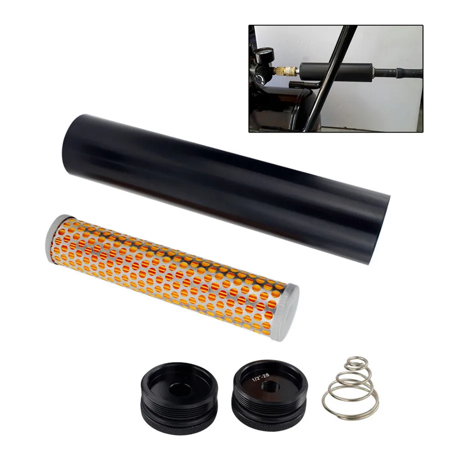 Turbo Air Filter Low Profile Fuel Filter Aluminum With 4004 filter cartridge element and holding spring
Turbo Air Filter Low Profile Fuel Filter Aluminum With 4004 filter cartridge element and holding spring