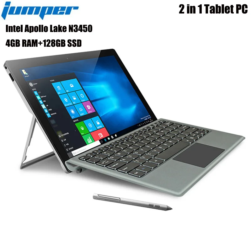 Jumper EZpad Go Tablets 2 in 1 Tablet 11.6 inch Windows 10 Apollo Lake N3450 Quad Core 4GB 128GB 2.0MP Front Camera Tabet PC
Jumper EZpad Go Tablets 2 in 1 Tablet 11.6 inch Windows 10 Apollo Lake N3450 Quad Core 4GB 128GB 2.0MP Front Camera Tabet PC