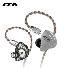 Cca c10 4ba + 1dd híbrido no ouvido fone de alta fidelidade dj monito correndo esportes fone de ouvido unidade 5 unidade unidade fone com cancelamento de ruído(China)