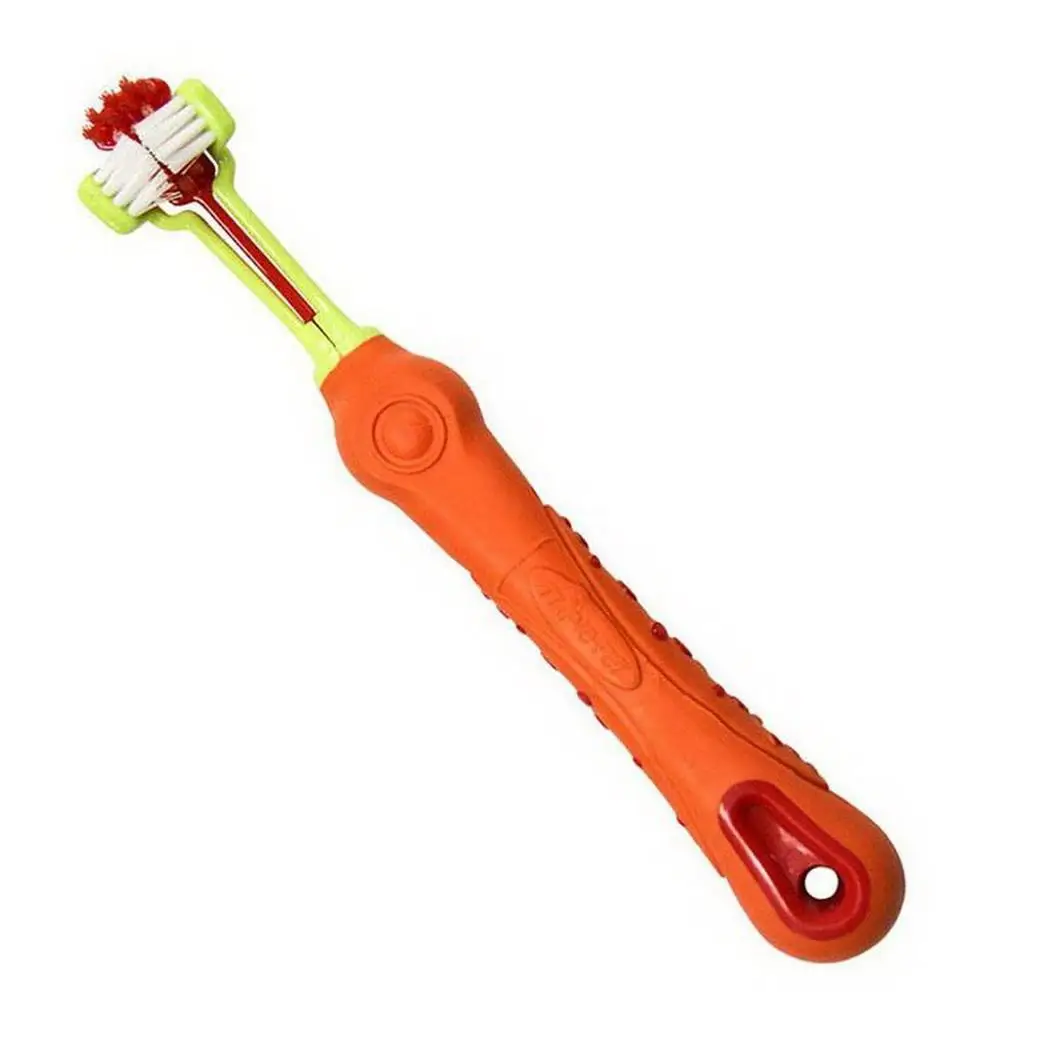 Dog Toothbrush Tool Home Oral Green Pet Blue Pet Purple Cleaning Three-head Orange Dog White 5 Color Cleaning dog toothbush
Dog Toothbrush Tool Home Oral Green Pet Blue Pet Purple Cleaning Three-head Orange Dog White 5 Color Cleaning dog toothbush