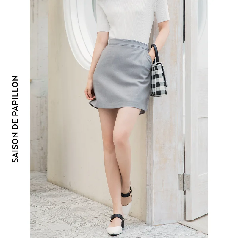 2019 summer Korean new solid high waist skirts female wild fashion hip package skirts slim thin professional skirts female G332
2019 summer Korean new solid high waist skirts female wild fashion hip package skirts slim thin professional skirts female G332