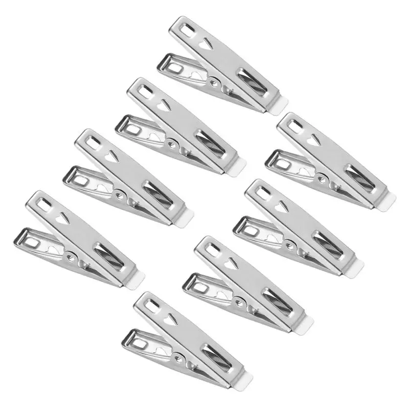 100PCS Stainless Steel Clothes Pins Windproof Antiskid Metal Clothes Clips Clothes Drying Hanger for Socks Baby Clothes (5cm)
100PCS Stainless Steel Clothes Pins Windproof Antiskid Metal Clothes Clips Clothes Drying Hanger for Socks Baby Clothes (5cm)
