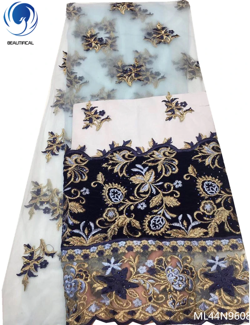 BEAUTIFICAL embroidered lace fabric french lace fabric with bead african lace fabric wholesale cheap 5 yards per lot ML44N96
BEAUTIFICAL embroidered lace fabric french lace fabric with bead african lace fabric wholesale cheap 5 yards per lot ML44N96
