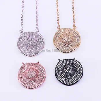 5Pcs Newest Design Micro pave cz Pendant Necklaces Jewelry for women fashion gift N002 
5Pcs Newest Design Micro pave cz Pendant Necklaces Jewelry for women fashion gift N002