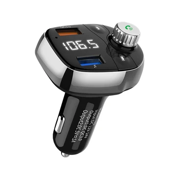 Car FM Transmitter Player Dual USB Quick Charge LCD Display Car Charger Adapter Bluetooth Hands-Free Support TF Card QC3.0
Car FM Transmitter Player Dual USB Quick Charge LCD Display Car Charger Adapter Bluetooth Hands-Free Support TF Card QC3.0